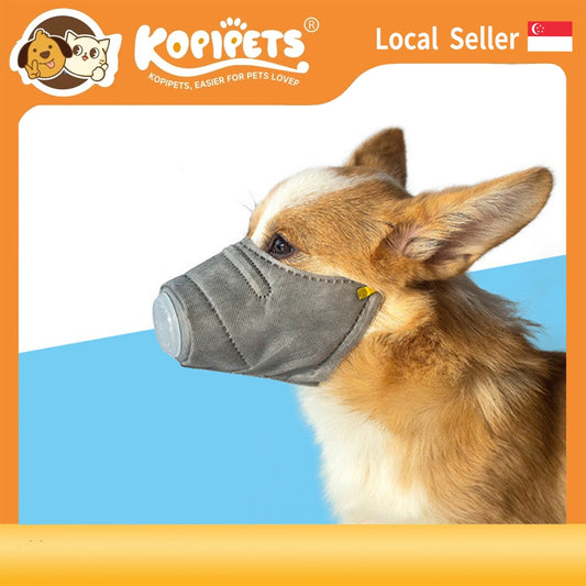 Pet Anti-Dust Mask - PM2.5 Protective Dog Mouth Cover | Breathable Mesh Snout Mask for Small/Medium Dogs