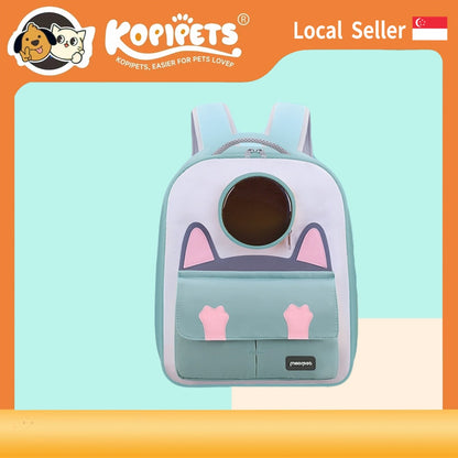 Space capsule cat backpack carrier-breathable pet travel bag for cats/dogs