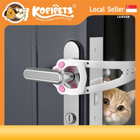 No-Drill Pet Door Stopper - Adjustable Gap Holder for Cats & Small Dogs, Lets Pets Move Freely