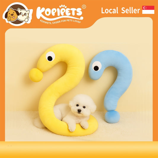 Kopipets Local Seller 55cm Cute Question Mark Pet Pillow Soft For Small Dog Cat Sleep Cushion
