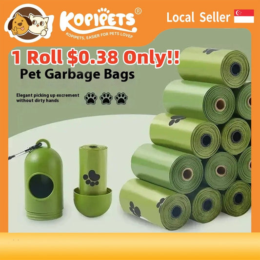 Kopipets Local Seller Extra Thick Pet Poop Bags with Free Dispenser Eco-Friendly Dog & Cat Waste Bag