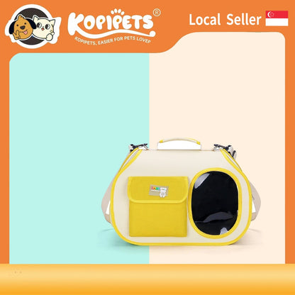 Large Space Cat Carrier Tote - Breathable Handheld/Shoulder Pet Bag for All-Season Outings