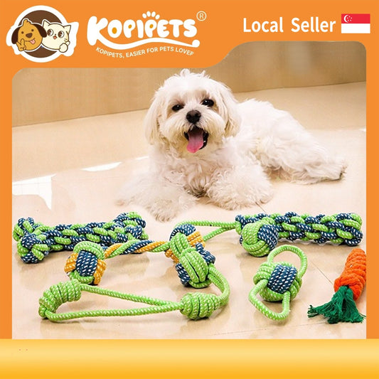Indestructible Dog Rope Toy - Dental Chew for Small/Medium/Large Breeds