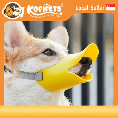 Adjustable Dog Muzzle for Small/Medium Dogs - Breathable & Lightweight | Stops Licking, Biting & Eating Garbage
