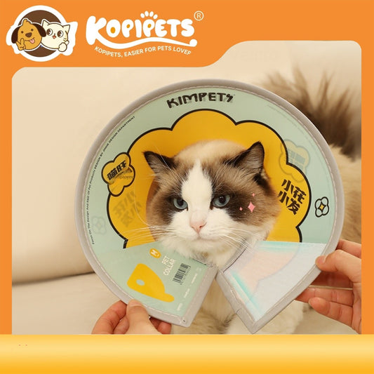 Pet Protective Collar - Anti-Scratch & Bite Shield for Cat/Dog Grooming & Bathing