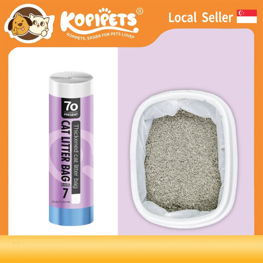 Disposable litter box bags