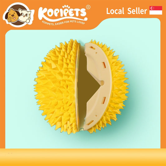 Durian-Shaped Cat Grooming Brush & Wall Scratcher - Itch Relief Massager for Cats | Fun Scratch Toy