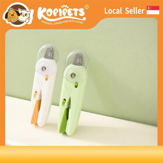 Kopipets Local Seller LED Pet Nail Clipper with Safety Guard&Transparent Case Sharp Safe&Ergonomic