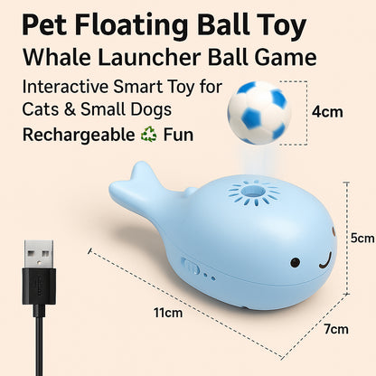 Kopipets Local Seller Pet toy Pet Floating Ball Toy With 2 Free Ball Cat Dog Rechargeable Games