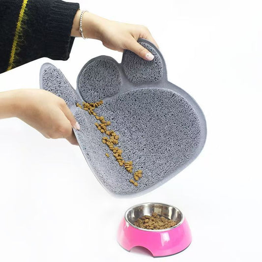 Kopipets Local Seller Paw-Shaped Cat Litter Mat Non-Slip with Built-in Litter Filter Easy Clean&Trap