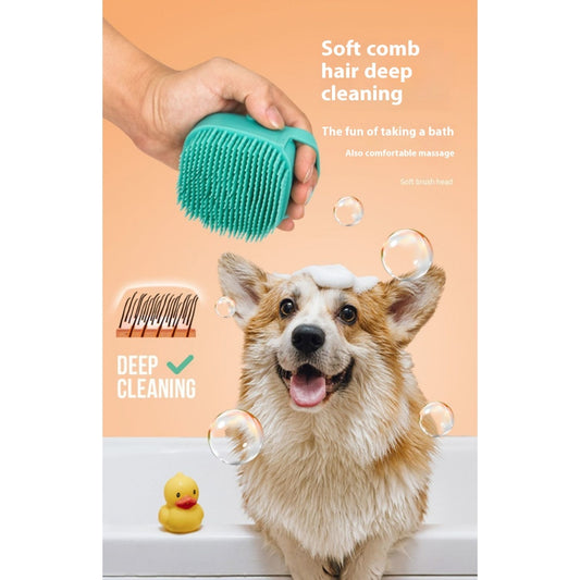 Kopipets Local Seller Pet Silicone Bath Brush Soft Bristles for Cats & Dogs Easy Bathing Experience