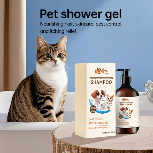 Kopipets Local Seller Natural Pet Shampoo for Dogs&Cats 500ml Anti-Itch Odor Control Hypoallergenic