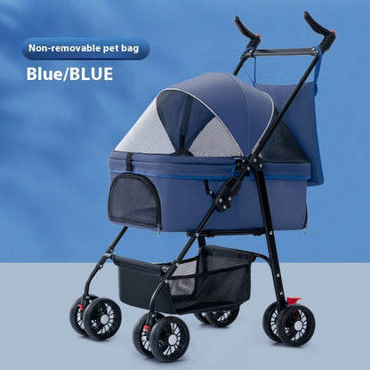 Kopipets Local Seller 3-in-1 Foldable Pet Stroller with Detachable Carrier Lightweight Portable