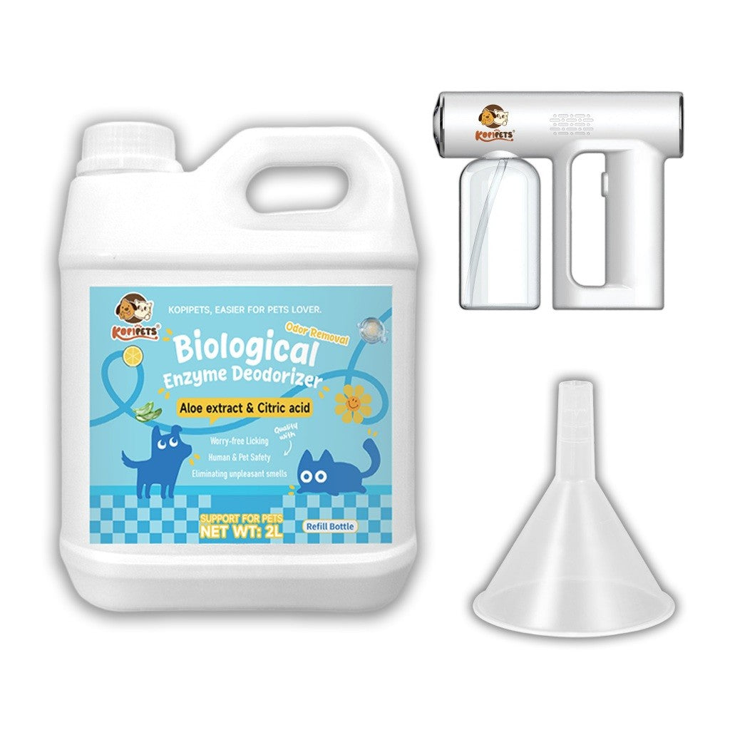 Kopipets Pet Enzyme Deodorizer Spray 300ML | 2L Set