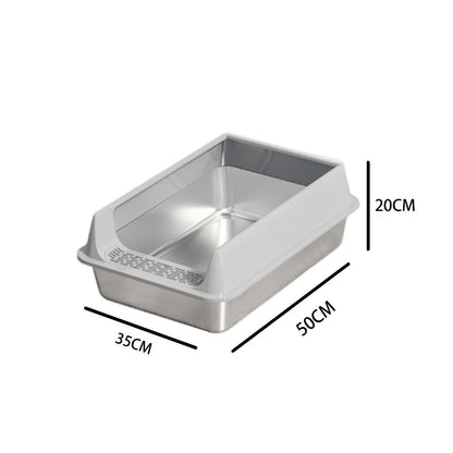 Kopipets Stainless Steel Cat Litter Box