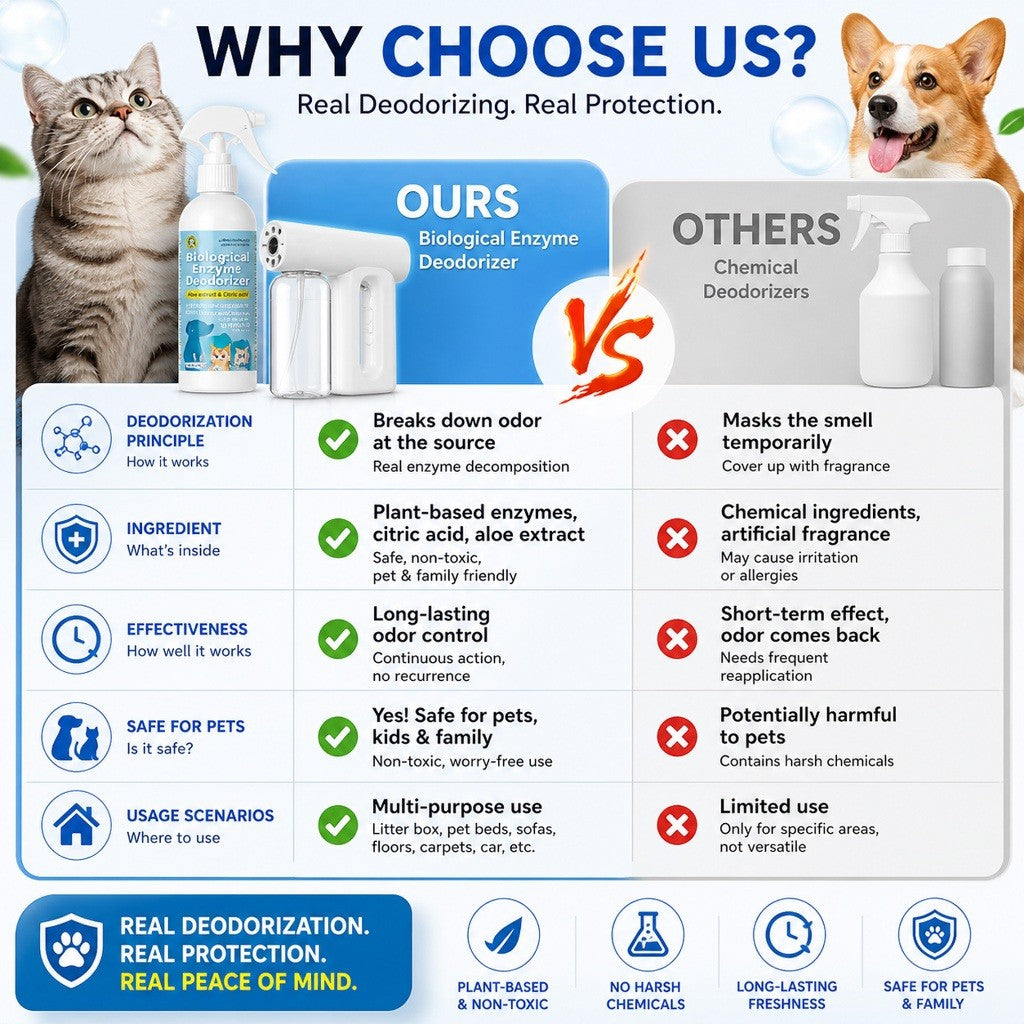 Kopipets Pet Enzyme Deodorizer Spray 300ML | 2L Set