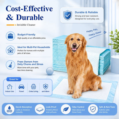 Kopipets Pet Training Pee Pad Great Value for Daily Dogs Puppies Cats Rabbits Senior Pets