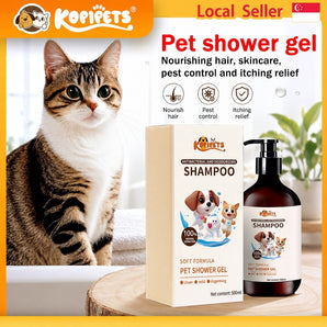 Kopipets natural pet shampoo 500ml for cats and dogs, Singapore