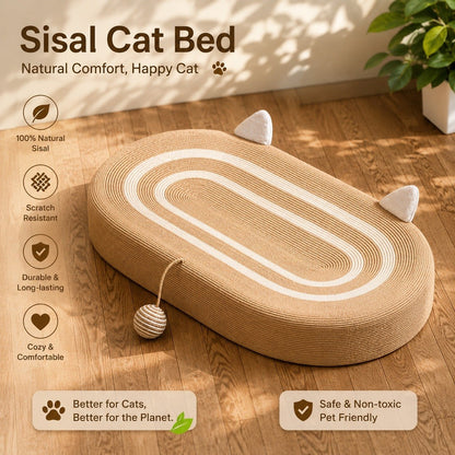Kopipets Sisal Cat Scratcher Bed