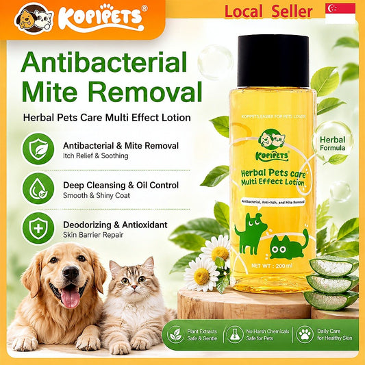 Kopipets Herbal Pets Lotion Antibacterial  200ml