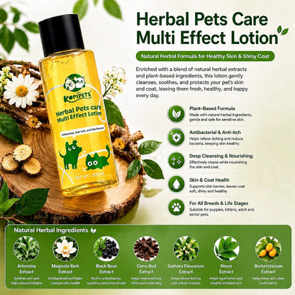 Kopipets Herbal Pets Lotion Antibacterial  200ml