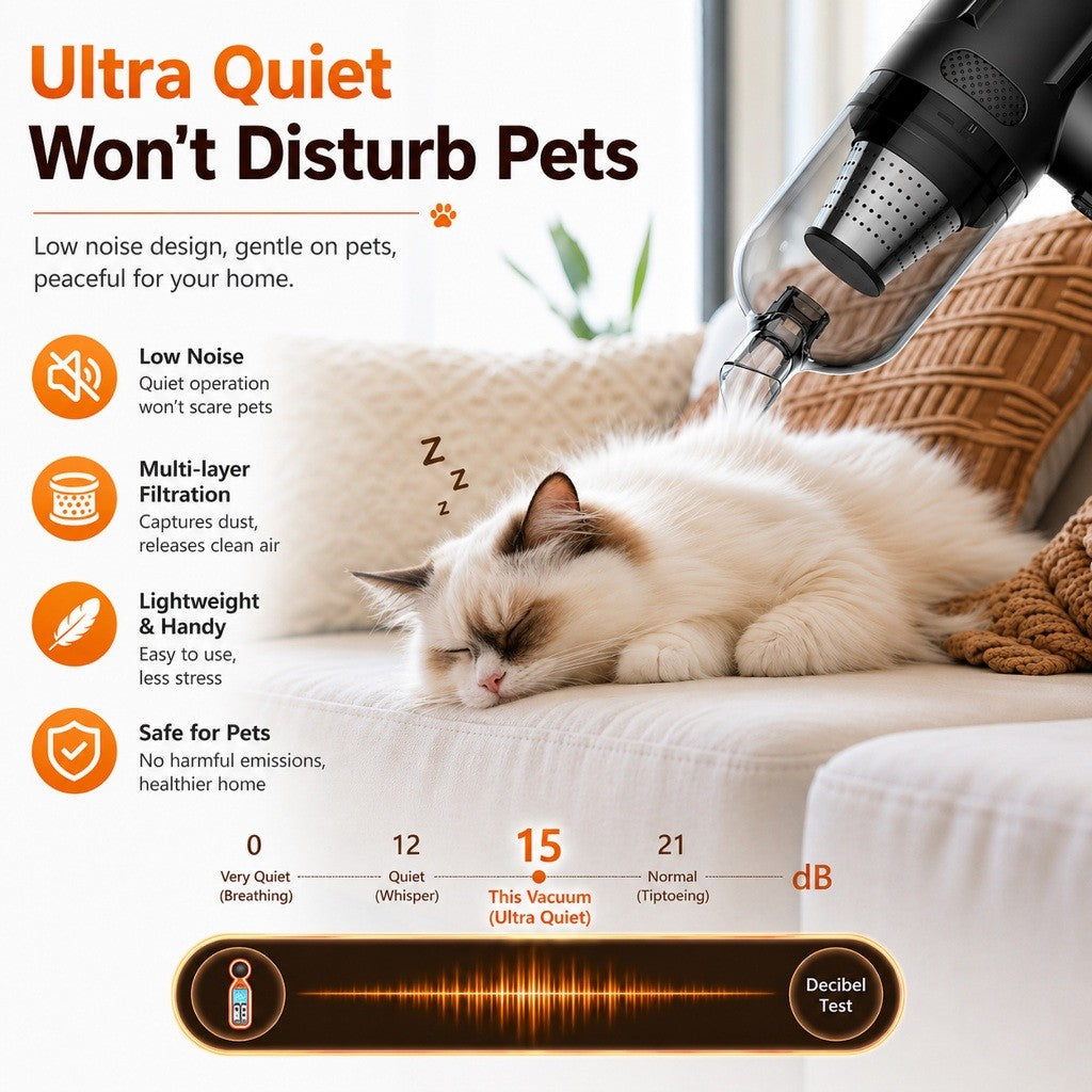 Kopipets Wireless Pet Hair Vacuum Cleaner