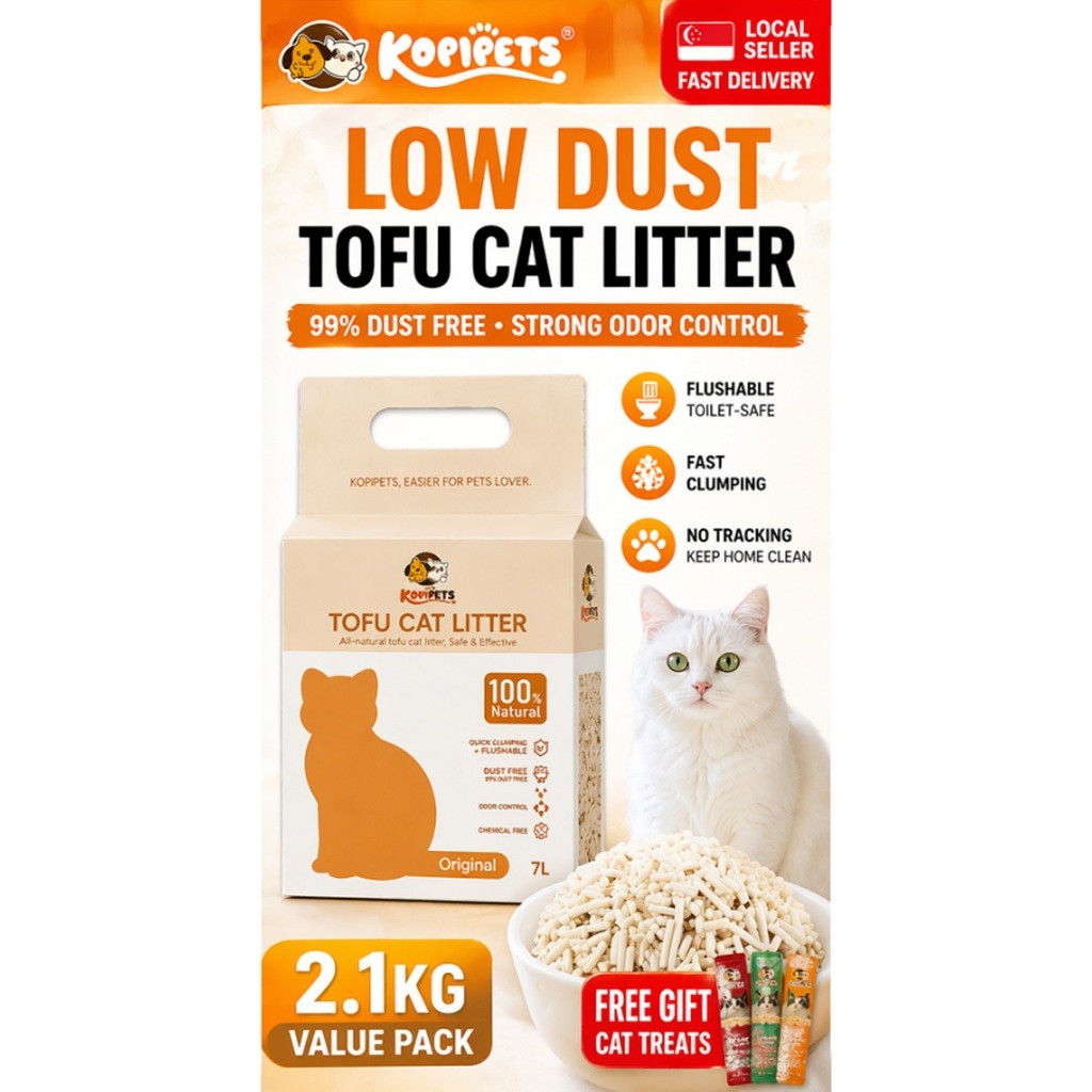 Kopipets 100% Natural Tofu Cat Litter 2.1kg