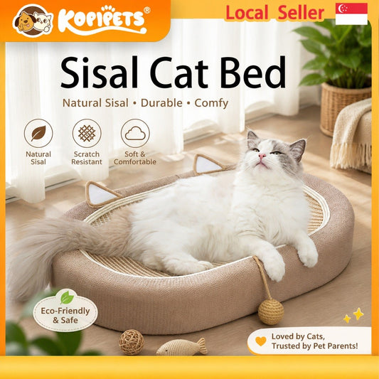 Kopipets Sisal Cat Scratcher Bed
