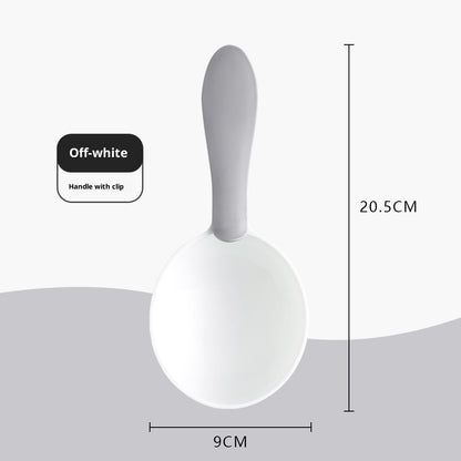 KopipetsPet Food Scoop with Built-In Sealing Clip Thickened Multi-Functional Cat & Dog Food Spoon