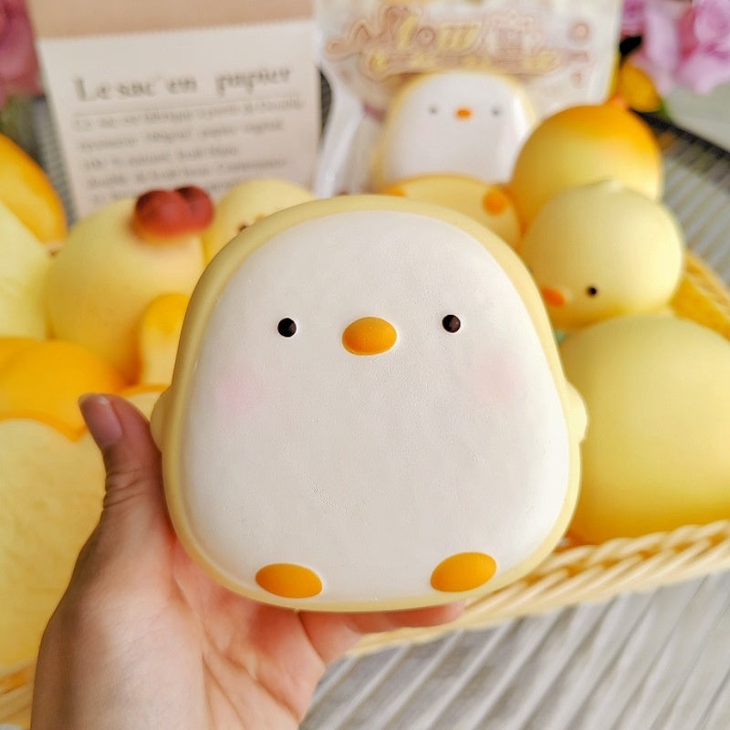 Kopipets - Bread Toast Slow Rebound Squishy Toy Creative Soft Stress Relief Cute Squeeze Toy