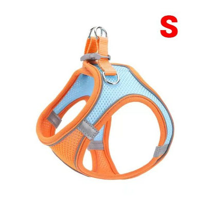 Kopipets Breathable Pet Harness Leash Set | Reflective Adjustable Cat Dog Vest | Lightweight & Anti-Escape