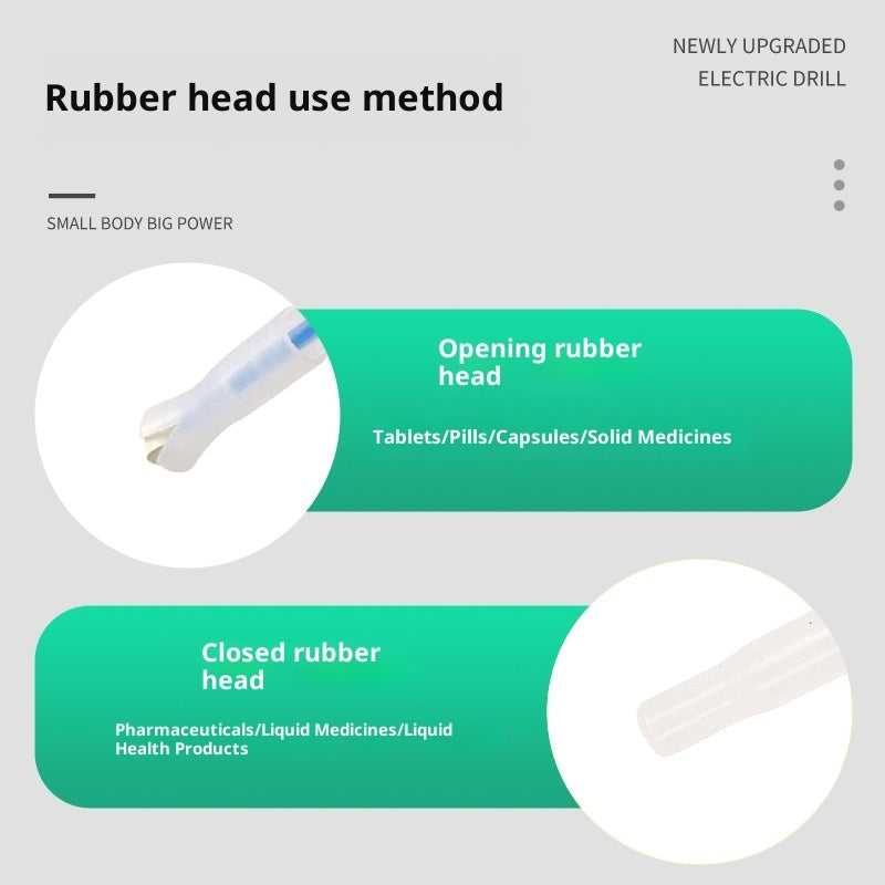 Upgraded Pet Pill Feeder | Dual-Head Push-Type Cat Dog Medicine Dispenser | Dry & Wet Use Pill Syringe Feeder