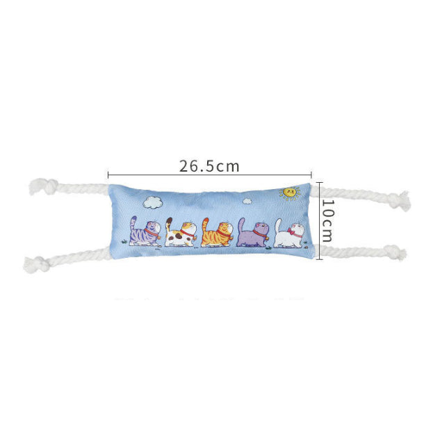 Kopipets Dog Squeaky Toy with Crinkle Sound Cotton Rope Chew Toy Cute Plush for Boredom Relief
