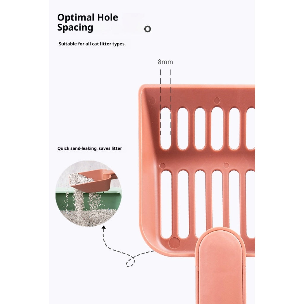 Kopipets All-in-One Cat Litter Scoop Set Multi-Functional Cat Poop Cleaner Colorful Minimalist Design