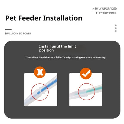 Upgraded Pet Pill Feeder | Dual-Head Push-Type Cat Dog Medicine Dispenser | Dry & Wet Use Pill Syringe Feeder