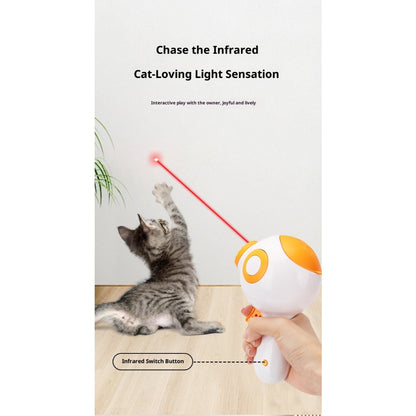 Kopipets Dog Laser Treat Launcher Outdoor Feeding Trainer Toy Infrared Pet Snack Shooter Interactive Feeder