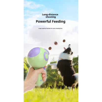 Kopipets Dog Laser Treat Launcher Outdoor Feeding Trainer Toy Infrared Pet Snack Shooter Interactive Feeder