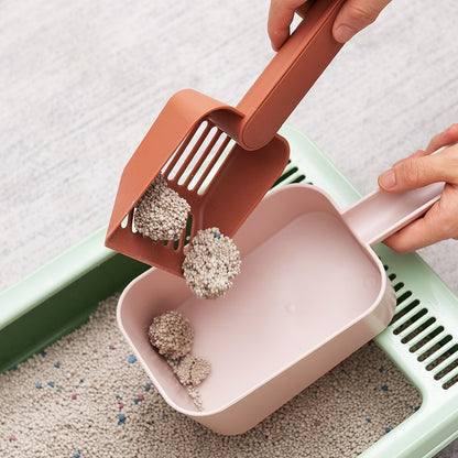 Kopipets All-in-One Cat Litter Scoop Set Multi-Functional Cat Poop Cleaner Colorful Minimalist Design