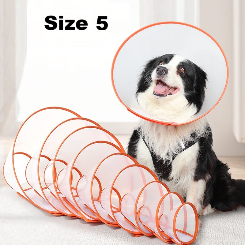 Kopipets Waterproof pet collar with Pu edge-anti-fur stick, extended neck wrap for Cats & Dogs