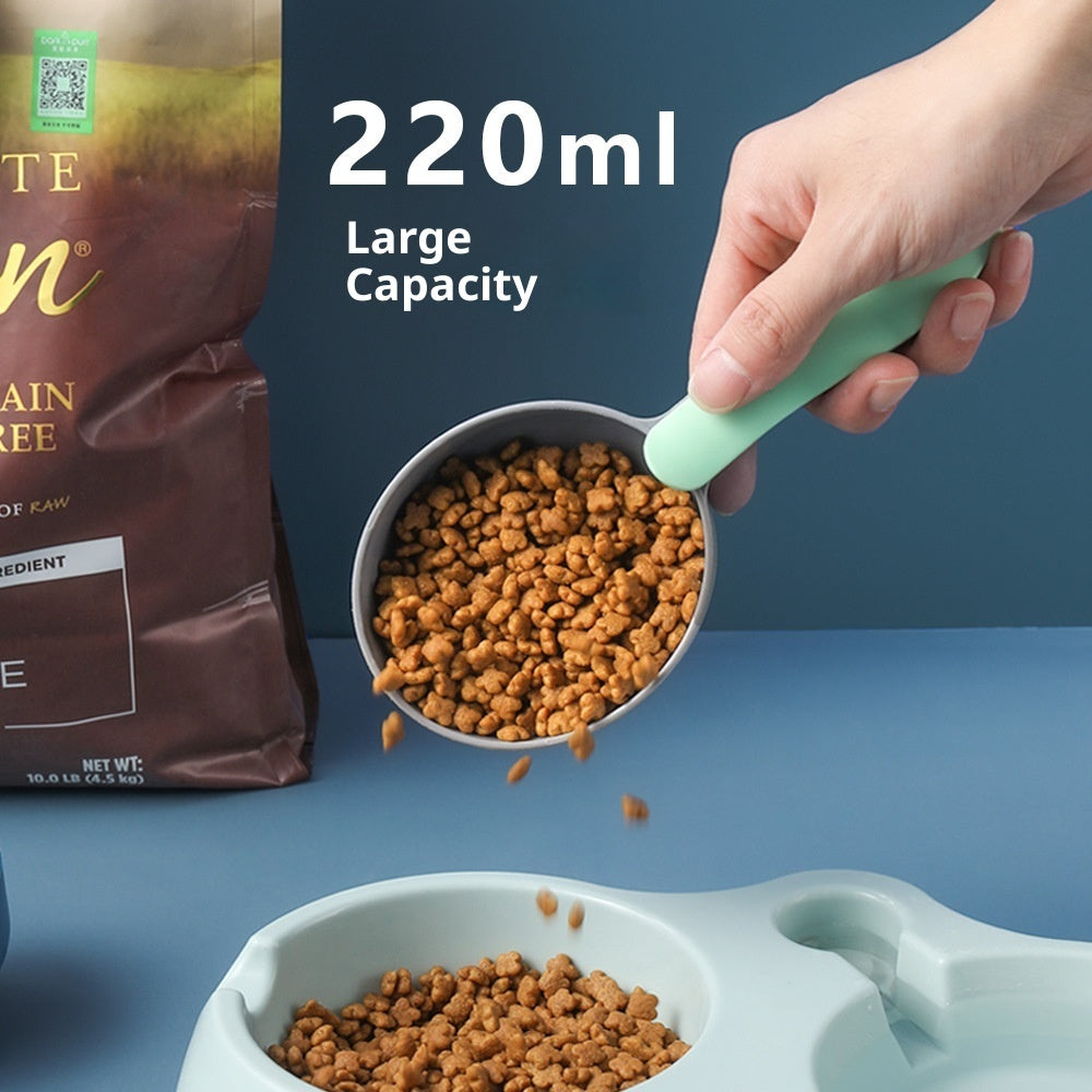 KopipetsPet Food Scoop with Built-In Sealing Clip Thickened Multi-Functional Cat & Dog Food Spoon