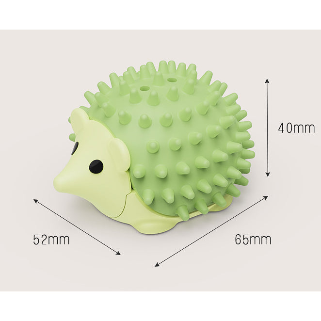 Kopipets Hedgehog Catnip Lick Ball Rotatable & Stickable Cat Toy for Scratching, Teeth Cleaning & Fun