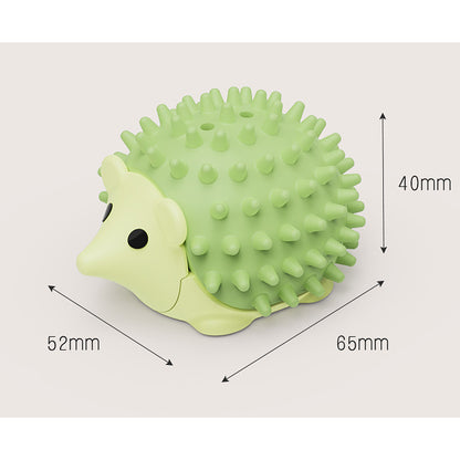 Kopipets Hedgehog Catnip Lick Ball Rotatable & Stickable Cat Toy for Scratching, Teeth Cleaning & Fun