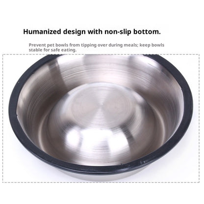 Kopipets Colorful Stainless Steel Pet Bowl | Non-Slip & Bite-Resistant | Durable Anti-Tip Design | Easy to Clean