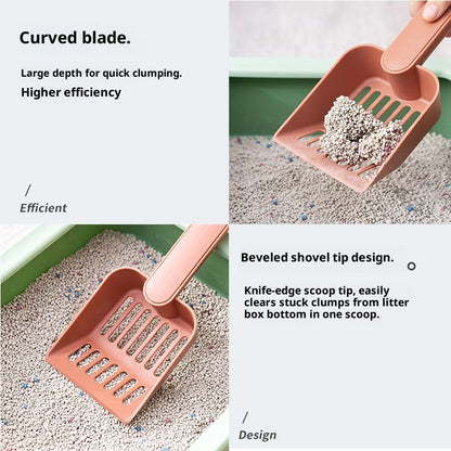 Kopipets All-in-One Cat Litter Scoop Set Multi-Functional Cat Poop Cleaner Colorful Minimalist Design