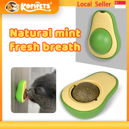 Kopipets Local Seller Catnip Ball Cat Toy Bola Kucing Cat Mint GrassTreat for Teeth Cleaning & Fun