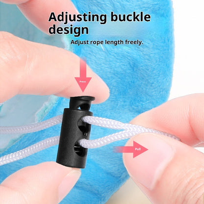 Kopipets Pet Birthday Hat Adjustable Cute Plush Cap for Cats and Dogs Party Decoration Accessories