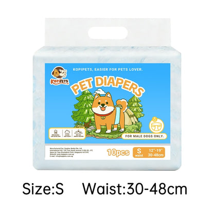 Kopipets Pet Diapers Female Male Dog Diaper Dog Wraps Puppy Pet Diaper Velcro dog diapers