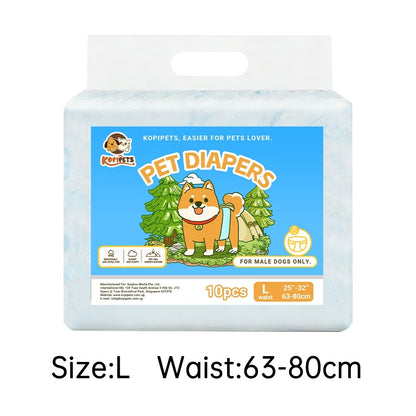 Kopipets Pet Diapers Female Male Dog Diaper Dog Wraps Puppy Pet Diaper Velcro dog diapers