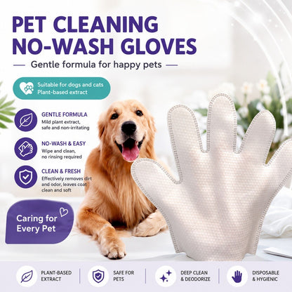 Kopipets Pet Disposable Grooming Mitts Gloves (2pcs)
