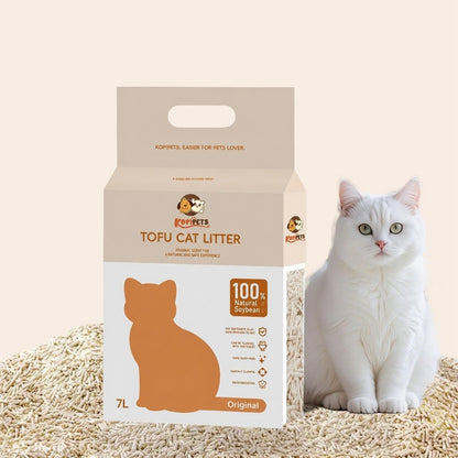 Kopipets 100% Natural Tofu Cat Litter 2.1kg
